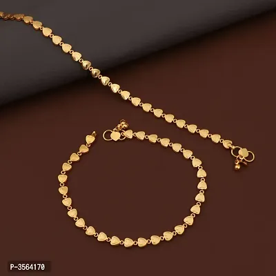 Golden Anklet For Women-thumb0