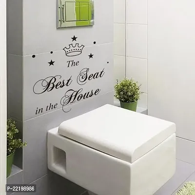 Dicton Hub Thebest1 Design Sticker for Bathroom,Office,Home,Bedroom Wall Sticker Size(Medium)