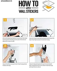 Dicton Hub Collando Design Sticker for Bathroom,Office,Home,Bedroom Wall Sticker Size(Medium)-thumb1
