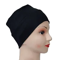 Hijab Under Cap Inner Cap for Hijab Multipurpose Headband - Free Size (Pack of 6)-thumb1
