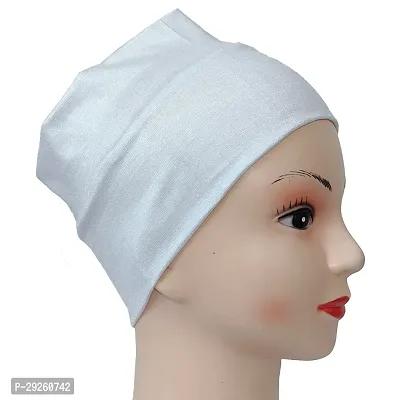 Hijab Under Cap Inner Cap for Hijab Multipurpose Headband - Free Size (Pack of 6)-thumb3