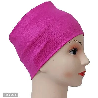 Hijab Under Cap Inner Cap for Hijab Multipurpose Headband - Free Size (Pack of 6)-thumb4