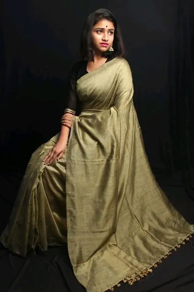 Khadi Sarees with Blouse Piece