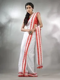 Handloom Woven Border Cotton Saree-thumb3