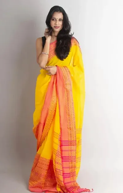 Elegant Cotton Saree with Blouse piece 