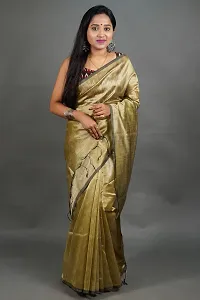 Milaans Golden Woven Gichha Pallu Saree-thumb1