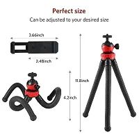 EL SMO Phone Vlogging Kit 4 for Smartphone Video Shooting Equipment Kit Set with Condenser Mic Octopus Tripod Stand  LED Light for Live Stream Vlog Compatible with Phone and Camera-thumb1
