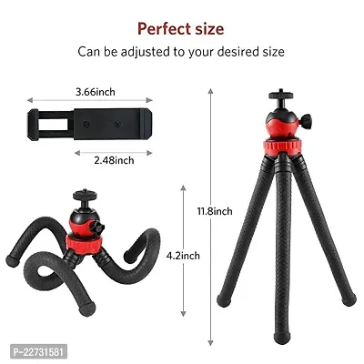 EL SMO Phone Vlogging Kit 4 for Smartphone Video Shooting Equipment Kit Set with Condenser Mic Octopus Tripod Stand  LED Light for Live Stream Vlog Compatible with Phone and Camera-thumb2