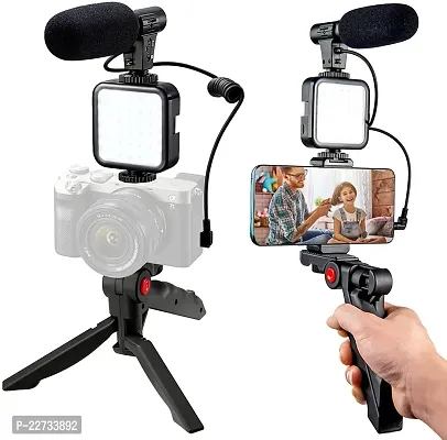 EL SMO Vlogging kit  Desktop Phone Video Microphone kit for Video Recording for Conference Video for Live Broadcast Desktop Phone Video Microphone kit-thumb0