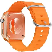 Digital Orange Waterproof LED Display Kids Watch-thumb1