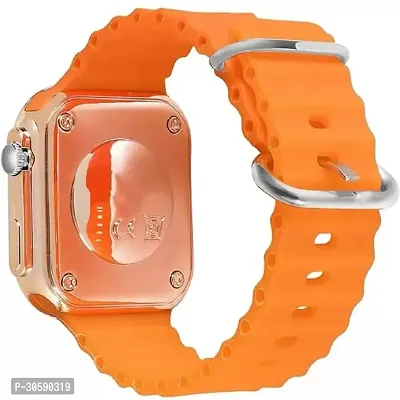 Digital Orange Waterproof LED Display Kids Watch-thumb2