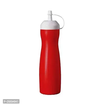 KRISHNA STEELS - Plastic Tomato and Green/red Chilli Sauce Dispenser and Squeeze Bottle, 250ml, Set of 2pcs-thumb0