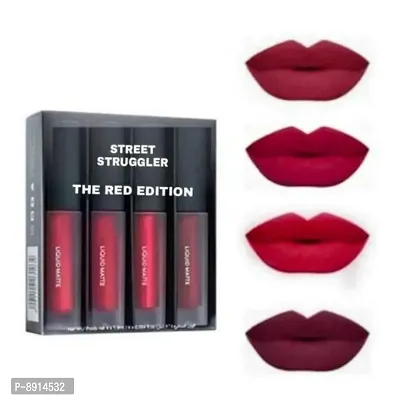 Matte Minis Red Edition Liquid Lipstick (set of 4) (muiticolour)