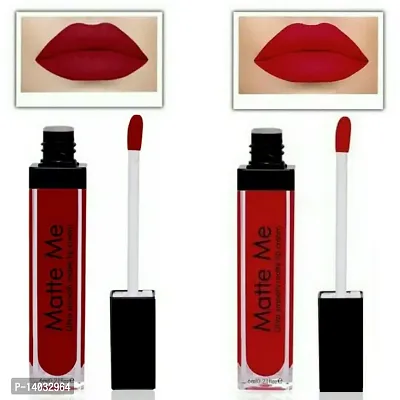 Matte Red And Maroon Lipstick Combo Pack Of 2