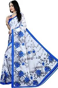 Stylish Georgette Multicoloured Printed Saree with Blouse piece For Women Pack Of 1-thumb3