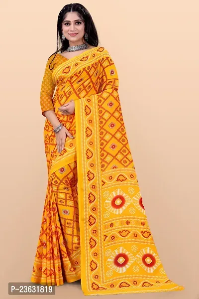 Fancy Georgette Saree with Blouse Piece for Women