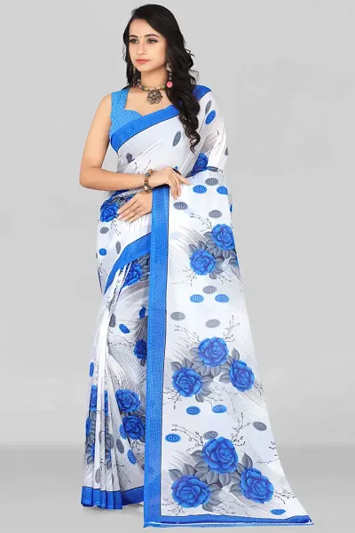 Georgette Saree with Blouse piece