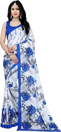 Best Selling Georgette Saree with Blouse piece