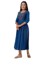 Women's Embroidered Anarkali Long Kurta-thumb3