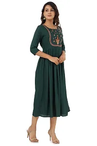 Women's Embroidered Anarkali Long Kurta-thumb3