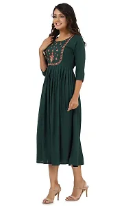 Women's Embroidered Anarkali Long Kurta-thumb4