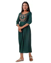 Women's Embroidered Anarkali Long Kurta-thumb4