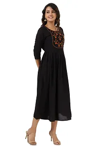 Women's Embroidered Anarkali Long Kurta-thumb3