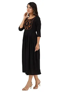 Women's Embroidered Anarkali Long Kurta-thumb2