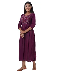 Women's Embroidered Anarkali Long Kurta-thumb4