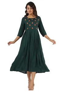 Women's Embroidered Anarkali Long Kurta-thumb1