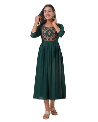 Women's Embroidered Anarkali Long Kurta-thumb2