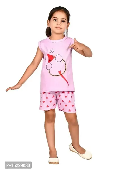 Classic Top With Bottom Set for Kids Girls