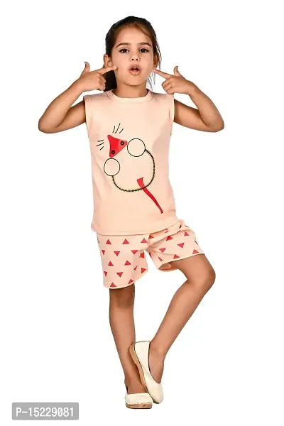 Classic Top With Bottom Set for Kids Girls-thumb2