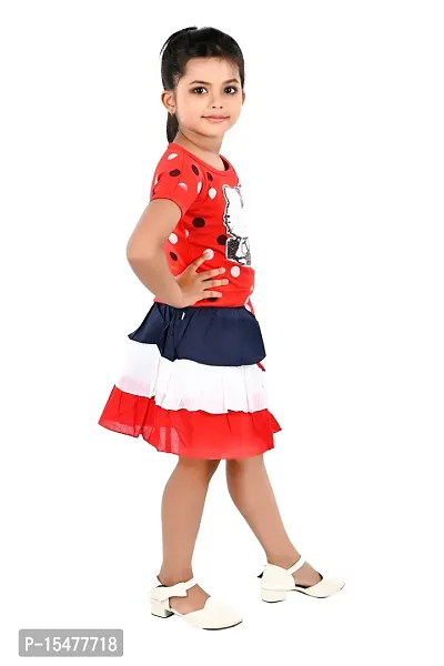 SMUKTAR GARMENTS GIRLS TOP WITH SKIRT-thumb2