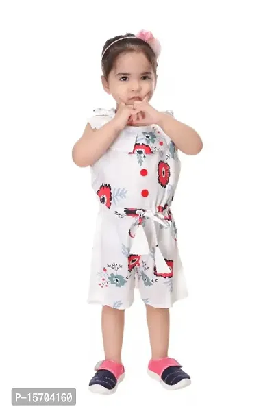 Classic Printed Jumpsuits for Kids Girls