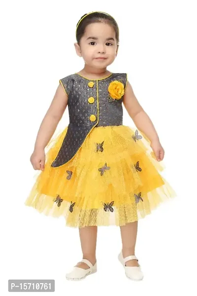 Classic Printed Dresses for Kids Girls