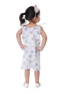Classic Cotton Printed Jumpsuits for Kids Girls-thumb2