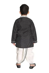 Classic Art Silk Kurta Set for Kids Boys-thumb2