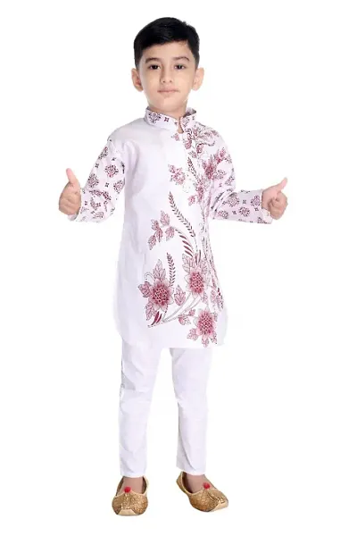 Stylish Cotton Blend Kurta Sets 