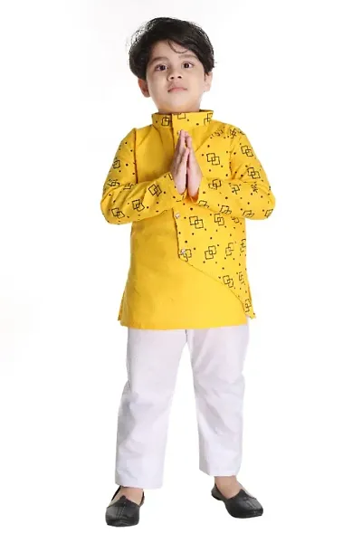 Fashionable Cotton Blend Kurta Sets 