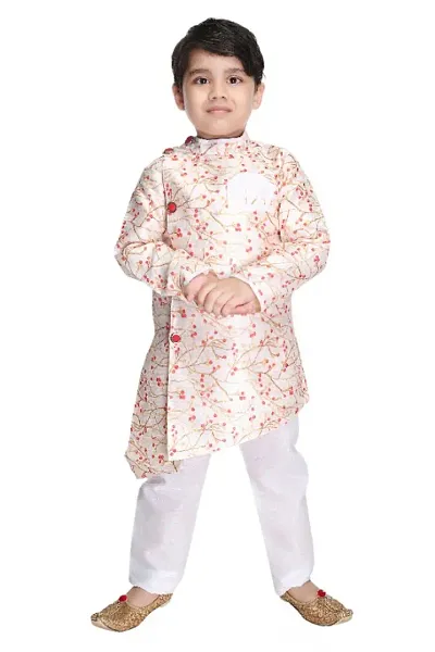 Classic Kurta Bottom Set for Kids Boys