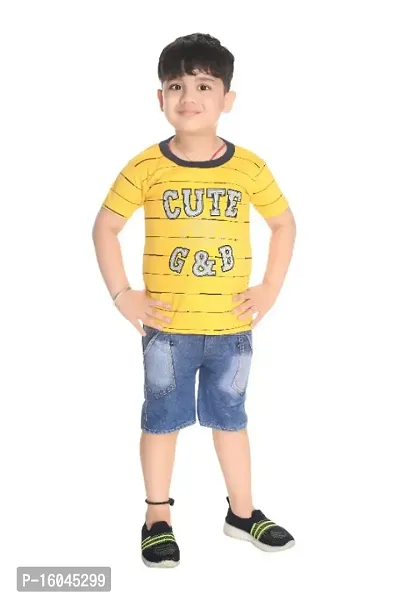 Classic Printed Clothing Sets for Kids Boys