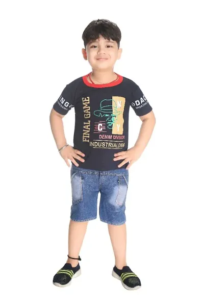 Boys T-Shirts with Shorts 
