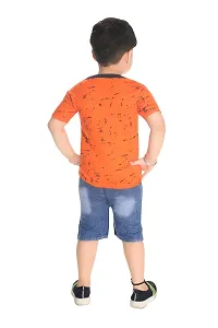 BOYS CASUAL HALF SLEEVE T-SHIRT WITH HALF PANT-thumb2