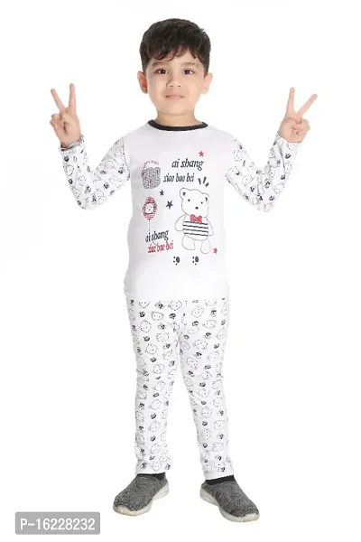 Classic Printed Clothing Sets For Kids Boys-thumb0