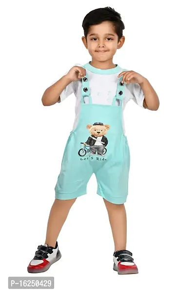 BOYS COTTON DUNGREE AND T-SHIRT