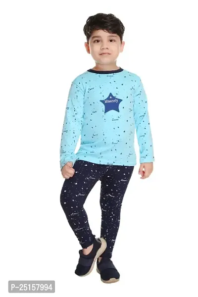 Classic Cotton Printed Clothing Sets for Kids Boys
