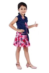 Cute Cotton Funky Top with Bottom Set for Girls-thumb1