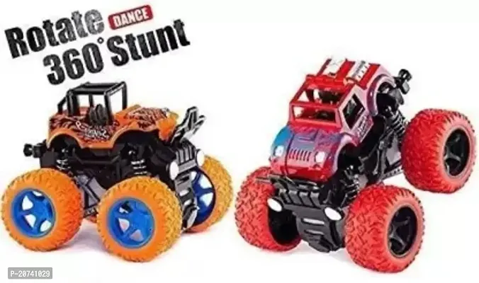 Mini Monster Truck Toy For Kids Girls And Boys Pack Of 2-thumb0