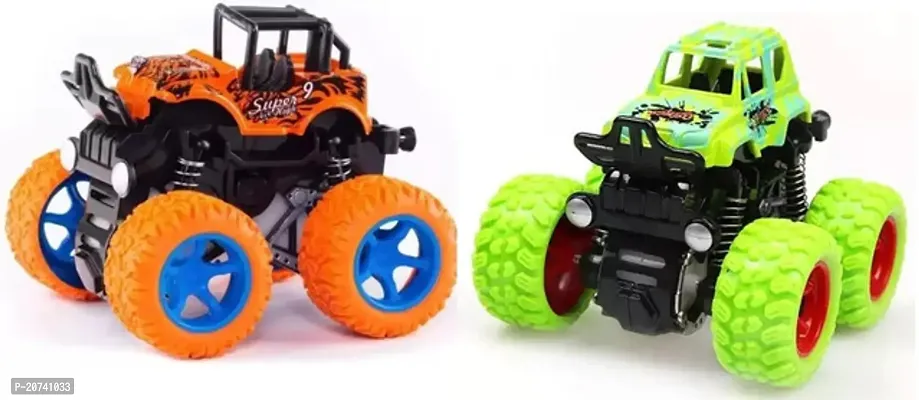 Mini Monster Truck Toy For Kids Girls And Boys Pack Of 2-thumb0